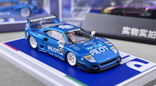 Load image into Gallery viewer, Top Art 1:64 Blue F40 LBWK #56 Racing Sports Model Diecast Metal Car New Collection