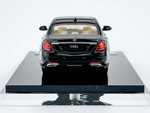 Load image into Gallery viewer, Glory 1:64 Black S320L W222 Sedan Sports Model Diecast Metal Car New Collection