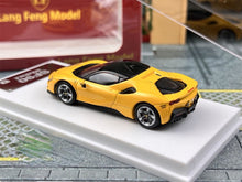 Load image into Gallery viewer, LF 1:64 Yellow SF90 Stradale Super Racing Sports Model Diecast Metal Car New