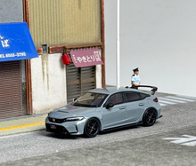 Load image into Gallery viewer, Hobby Japan 1:64 JDM Gray Civic Type R FL5 Engine Model Diecast Metal Car New