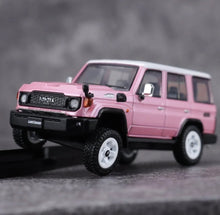 Load image into Gallery viewer, GCD 1:64 Pink Land Cruiser LC70 J76 ORV SUV Model Diecast Metal Car New Collection
