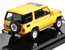 Load image into Gallery viewer, Hobby Japan 1:64 Yellow 2001 Land Cruiser LC70 SUV Model Diecast Metal Car New Collection
