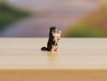 Load image into Gallery viewer, 1:64 Painted Figure Model Miniature Resin Diorama Sand Bernese Mountain Dog Toy