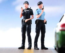 Load image into Gallery viewer, 1:64 Painted Figure Model Miniature Resin Diorama Sand Policeman Cop Woman Lady New Collection