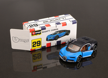Load image into Gallery viewer, Bburago 1:64 Blue Bugatti Chiron Super Racing Sports Model Toy Diecast Metal Car BN