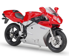 Load image into Gallery viewer, WELLY 1:18 MV F4S Racing Sport Model Diecast Metal Motorcycle