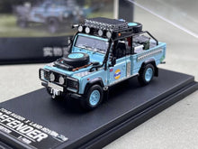 Load image into Gallery viewer, SW 1:64 Blue Gulf Defender 90 Pickup Sports Model Diecast Metal Car BN