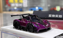 Load image into Gallery viewer, YM 1:64 Purple Zonda 760LH Q Cute Mini Sports Model Diecast Resin Car New Collection