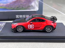 Load image into Gallery viewer, Fuji 1:64 JDM Red Carbon GR86 Pandem ZN8 Racing Sport Model Diecast Metal Car