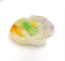 Load image into Gallery viewer, Nature Jade Dragon Pendant Necklace Gift Jewelry charm Blessing Lucky Fortune