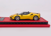 Load image into Gallery viewer, ART 1:64 Yellow SF90 Stradale Hard Top Sports Model Diecast Resin Car New