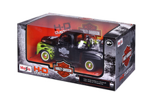Load image into Gallery viewer, Maisto 1:24 1948 FL Panhead F1 Pickup Truck Motorcycle Model Toy Metal Car BN