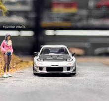 Load image into Gallery viewer, Minigt 1:64 Silver RX-7 FD RE Sports Model Diecast Metal Car New Collection