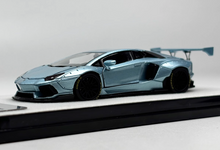 Load image into Gallery viewer, PGM 1:64 Ice Blue LBWK Aventador LP700-4 Sports Model Diecast Metal Car New Collection
