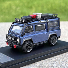 Load image into Gallery viewer, Master 1:64 Blue Defender SUV Van Camper Sport Model Diecast Metal Car
