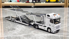 Load image into Gallery viewer, GCD 1:64 White AMG Actros Gigaspace 4x2 Trailer Truck Model Diecast Metal Car