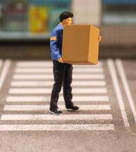 Load image into Gallery viewer, 1:64 Painted Figure Mini Model Miniature Diorama Sand Warehouse Workers Man Toy Collection