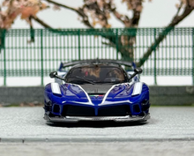 Load image into Gallery viewer, LT 1:64 Blue FXXK EVO Super Racing Sports #27 Model Diecast Metal Car New Collection