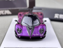 Load image into Gallery viewer, HKM 1:64 Purple Zonda 760 LH Super Racing Sports Model Diecast Metal Car New Collection