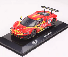 Load image into Gallery viewer, Bburago 1:43 Red 296 GT3 #71 Racing Sports Model Diecast Metal Car Box New