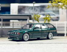 Load image into Gallery viewer, Mortal 1:64 Green E34 Touring Alpina B10 Wagon Sports Model Diecast Metal Car