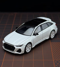Load image into Gallery viewer, Masdi 1:64 White RS6 Touring Wagon Sports Model Diecast Metal Car New Collection