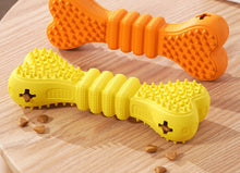 Load image into Gallery viewer, Treat Dispensing Puzzle Toys Dog Chew Durable Toy Dental Cleansing Safe Pet BONE