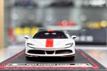 Load image into Gallery viewer, U2 1:64 White Orange SF90 Stradale Hard Top Sports Model Diecast Resin Car New Collection