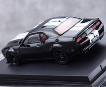 Load image into Gallery viewer, SH 1:64 Black Stripe Challenger SRT Muscle Hellcat Model Diecast Metal Car New Collection
