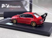 Load image into Gallery viewer, FY 1:64 Red Lancer EVO Evolution 9 IX Widebody Sports Model Diecast Metal Car