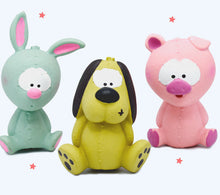 Load image into Gallery viewer, 3PC Set Dog Squeaky Toys Chew Puppy Rubber Animal Durable Pet Breeds Play Fetch