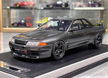 Load image into Gallery viewer, MH 1:18 JDM Gray Skyling GTR R32 Nismo Sports Model Diecast Resin Car New Collection