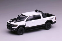Load image into Gallery viewer, 1:64 596 White Ram 1500 TRX Pickup Truck Sports Model Diecast Metal Car New Collection