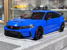 Load image into Gallery viewer, MH 1:18 Blue Civic Type R FL5 Turbo Vtec Engine Model Diecast Metal Car New Collection
