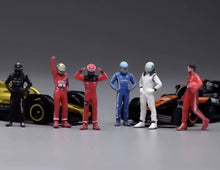 Load image into Gallery viewer, 1:64 Painted Figure Model Miniature Resin Diorama Toy Sand Racing Driver Racer