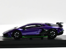 Load image into Gallery viewer, 1:64 Purple Aventador SVJ LP770-4 Sports Model Diecast Metal Car New Collection