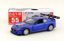 Load image into Gallery viewer, CCA 1:43 Blue MC GT4 Racing Sports Model Toy Diecast Metal Car BN