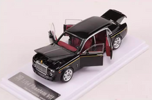 Load image into Gallery viewer, DCM 1:64 Black Phantom VII Luxury Sedan Sports Model Diecast Metal Car New Collection