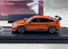Load image into Gallery viewer, MH 1:64 JDM Orange Civic FL5 R Sports Model Diecast Metal Car New Collection