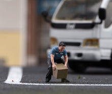 Load image into Gallery viewer, 1:64 Painted Figure Model Miniature Resin Diorama Sand Courier Porter Worker Set