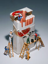 Load image into Gallery viewer, 1:64 Painted Figure Mini Model Miniature Resin Diorama Painter Worker Graffiti