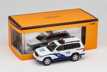 Load image into Gallery viewer, GCD 1:64 Police Land Cruiser LC100 Off Road SUV Model Diecast Metal Car