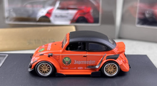 Load image into Gallery viewer, HKM 1:64 Orange VW RWB Beetle Convertible Sports Model Diecast Metal Car New Collection