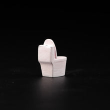 Load image into Gallery viewer, 1:64 Painted Figure Model Miniature Resin Diorama Toy Woman Sitting On Toilet
