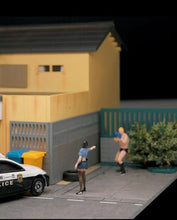 Load image into Gallery viewer, 1:64 Painted Figure Mini Model Miniature Car Scenes Resin Woman Police Officer