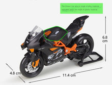 Load image into Gallery viewer, WELLY 1:18 KTM RC 8C Sports Racing Model Diecast Metal Motorcycle Bike