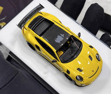 Load image into Gallery viewer, 1:64 CL Yellow GT3 RS 991.2 Racing Sports Model Diecast Resin Car New Collection