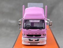 Load image into Gallery viewer, GCD 1:64 Pink Fuso Fighter Mk2 Double Deck Tow Model Diecast Metal Car New