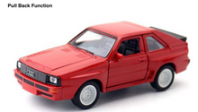 Load image into Gallery viewer, WELLY 1:36 Red Quattro Coupe Sports Racing Model Diecast Toy Metal Car BN