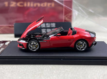 Load image into Gallery viewer, PK 1:64 Red 12C Spider Convertible Sports Model Diecast Metal Car New Collection